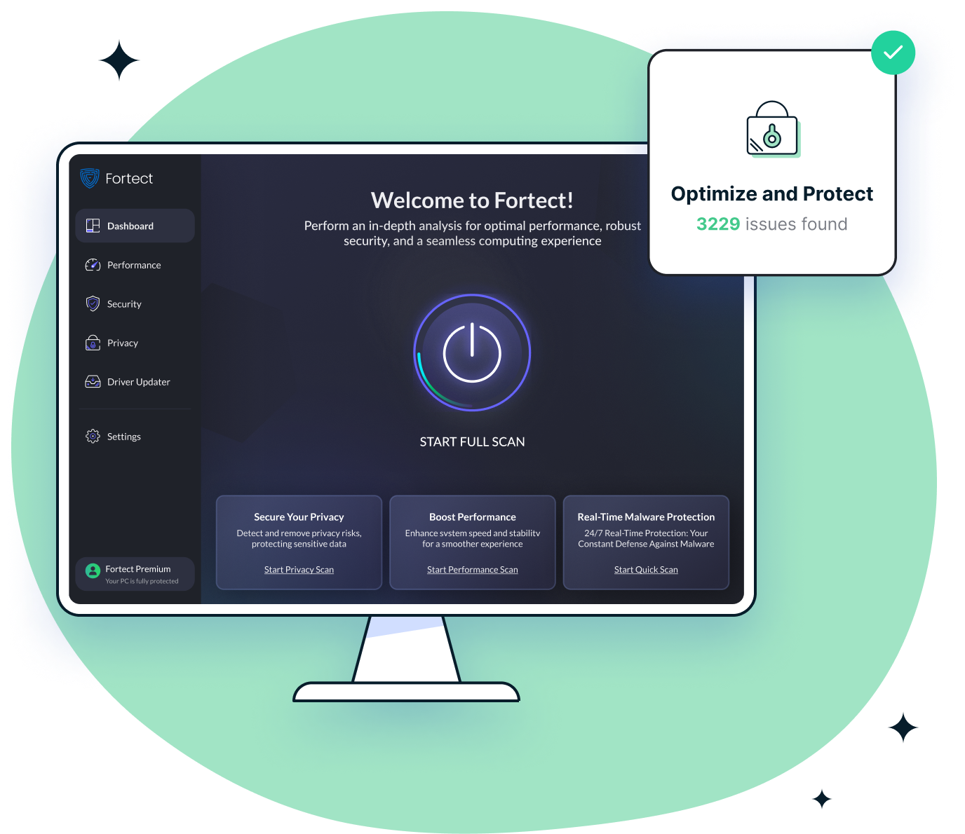 Fortect speed up protect your pc free download scan